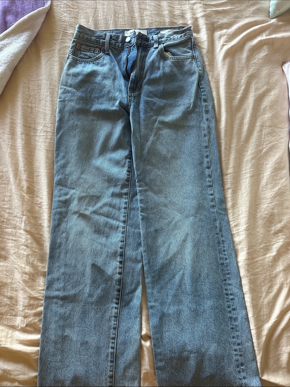 NWOT Aritzia Denim Forum Farrah High Rise Wide Jeans size 25